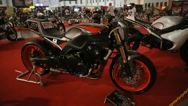 Motor kustom di Kustomfest 2018.