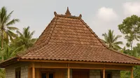8 Model Rumah Bambu dan Batako Sederhana dengan Atap Joglo, Tampilannya Antik