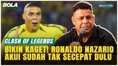 Kirim Sinyal Tak Main, Ronaldo Nazario Mengakui Staminanya Sudah Tak Secepat Dulu