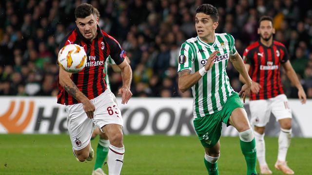 Gol Suso Selamatkan AC Milan dari Kekalahan Atas Real Betis