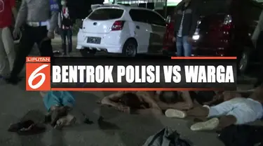 Bukan hanya melawan, massa juga menyerang menyerang polisi. Akibatnya, Ipda Arsan dan Bripka Darmawan mengalami luka tusuk di bagian perut dan leher.