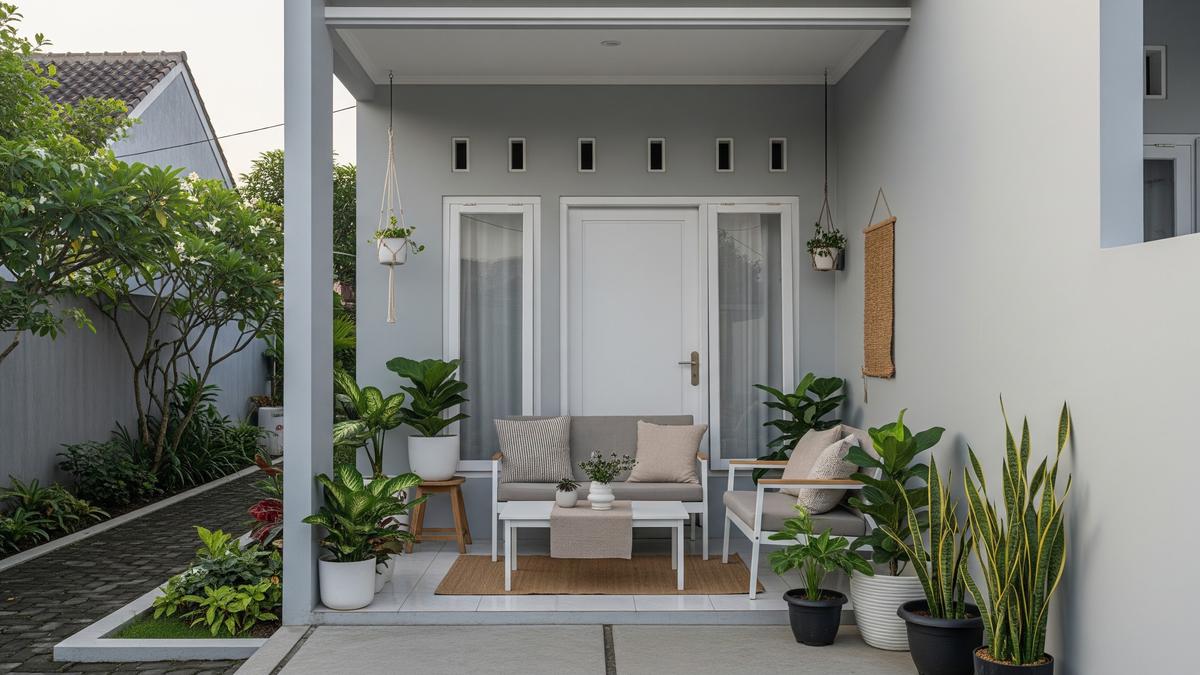 8 Warna Cat Teras Rumah Netral tapi Tidak Membosankan, Bikin Hunian Tampil Beda