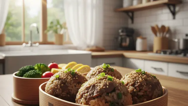 Resep Nasi Kepal untuk Bekal Anti Hancur. AI
