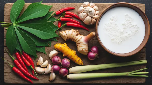 Resep Mangut Daun Singkong