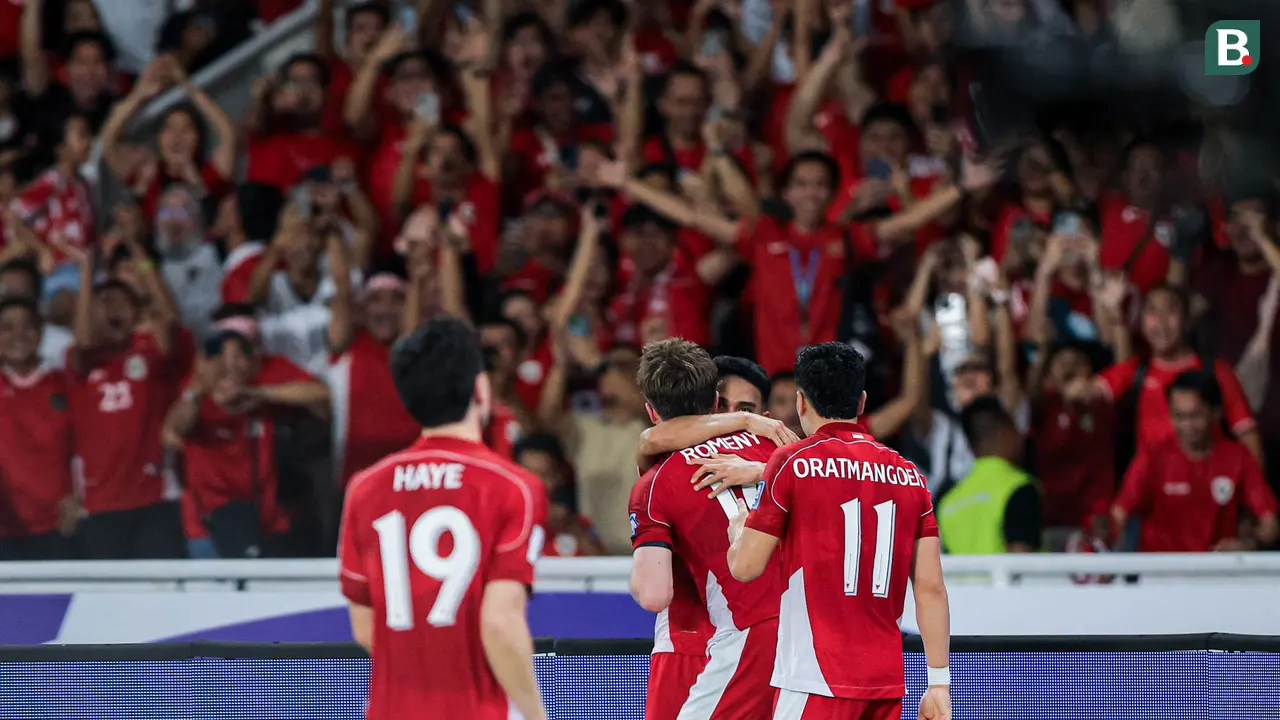 Foto: Ole Romeny Cetak Gol, Timnas Indonesia Unggul Atas Bahrain di Babak 1