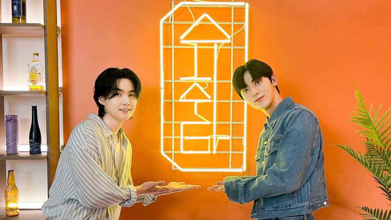 Suga BTS dan Hwang Minhyun