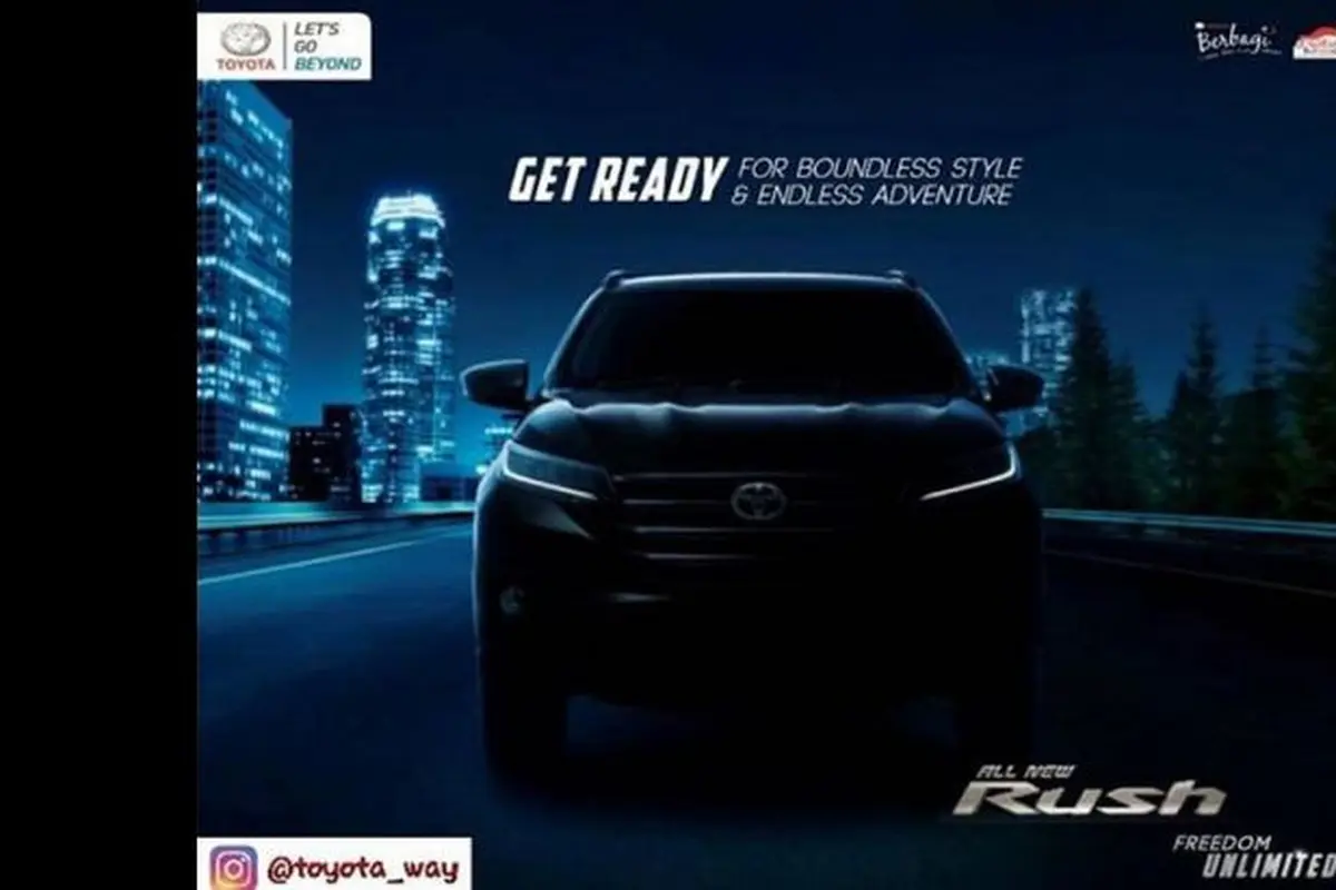 Teaser All New Toyota Rush