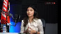 Marketing tim Liga 2 Sulut United, Syalomita Gasya Karen. (Tangkapan layar YouTube Akurasi TV)