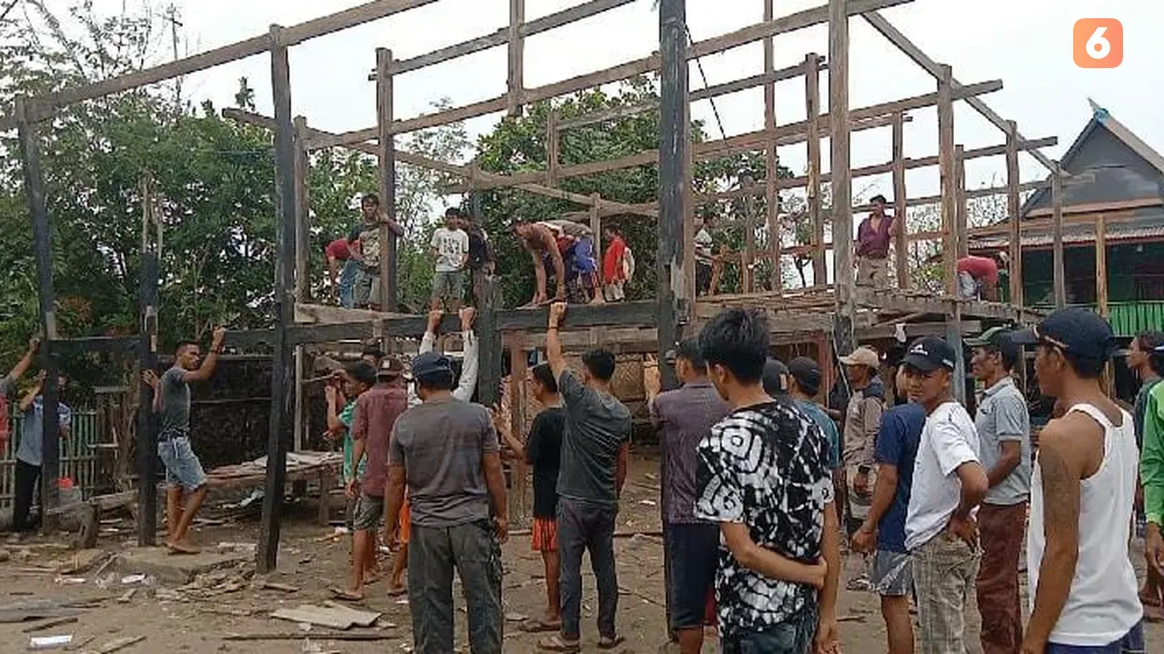 Tak coblos pemilik lahan saat Pilkades, rumah Warga Jeneponto dibongkar (Liputan6.com/Istimewa)