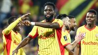 RC Lens berhasil memetik kemenangan telak atas Angers SCO dalam laga lanjuta Liga Prancis musim 2025/2026 pada Jumat (20/03/2026) waktu setempat. (AFP/Sameer Al-Doumy)