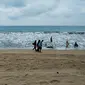 Suasana Pantai Panjang Jambangan, Bandulu, Anyer, Kabupaten Serang, Banen. (Sabtu,31/10/2020). (Yandhi Deslatama/Liputan6.com)