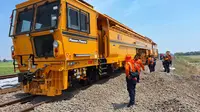 KAI Pasang 495,5 Km Rel Kereta Api Baru selama 2024