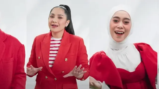 Nagita Slavina  Melly Goeslaw, Lesti Kejora dan Celine Evangelista membintangi Video Klip Rumah Kita.