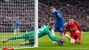 The Reds baru bisa menundukkan Chelsea lewat drama 120 menit. (AP Photo/Alastair Grant)