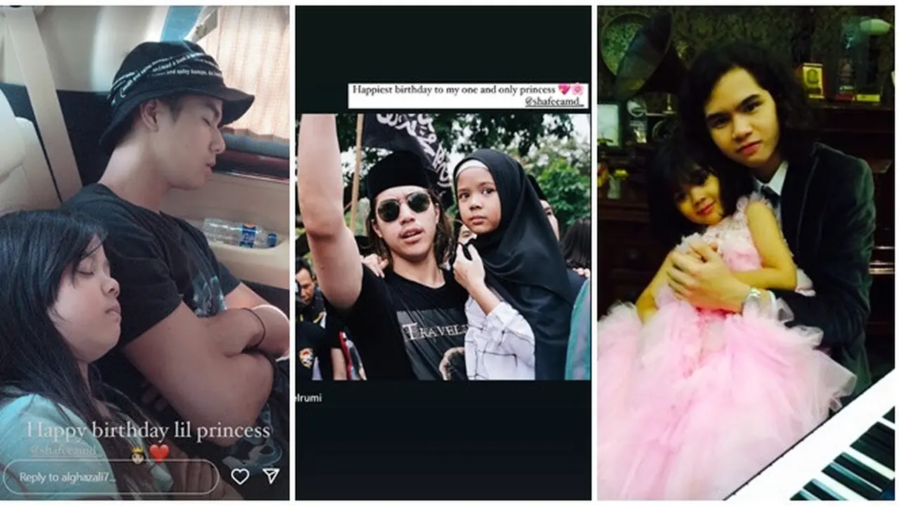 6 Safeea Ahmad dengan Bareng Al, El, dan Dul, Baru Rayakan Ultah ke-14 Tahun
