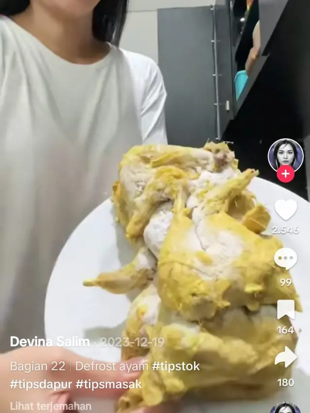 Cara Mencairkan Ayam Beku