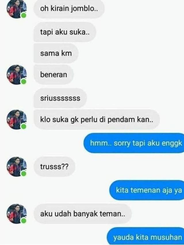 6 Chat Absurd dengan Gebetan Ini Isinya Malah Bikin Sakit Hati