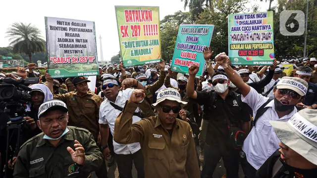 Aksi Damai Penyelamatan Hutan Jawa