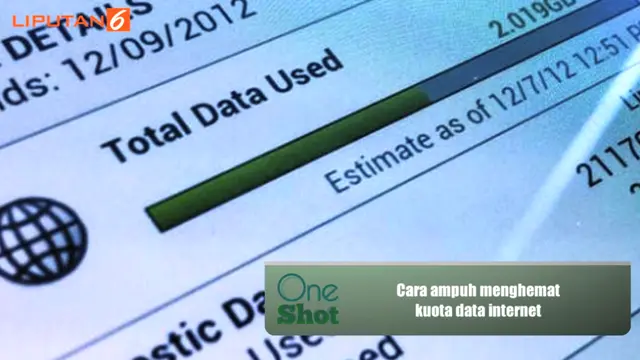 #OneShot: 3 Cara Ampuh Menghemat Kuota Data Internet