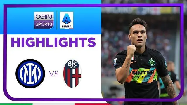 VIDEO: Inter Milan Melibas Bologna dengan 6 Gol pada Pekan Ke-4 Liga Italia