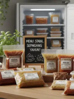 Ilustrasi Ide Usaha Lauk Rumahan/Gemini AI