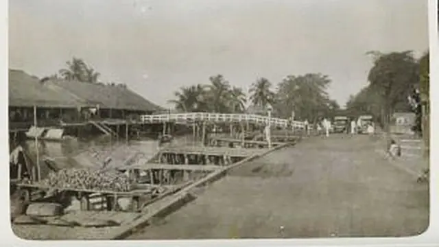 Jalanan Pontianak tempo dulu (Instagram/@pontianaksejarah)
