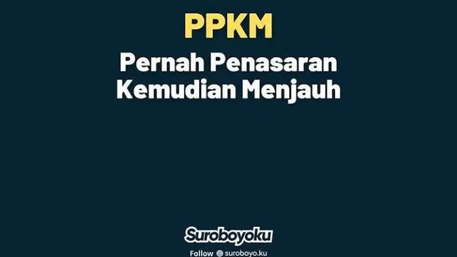 Kocak, Ini 6 Singkatan PPKM ala Netizen yang Bikin Geleng Kepala