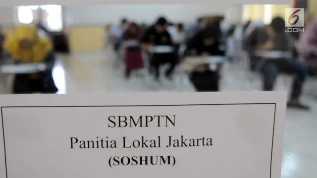 Semangat Para Siswa Ikuti SBMPTN 2018 di Kampus UIN