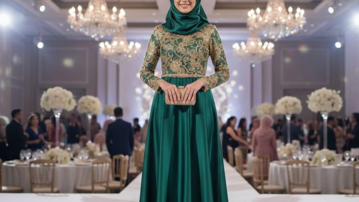 7 Model Gamis Terbaru 2025 untuk Penampilan Glamor dan Cantik, Hadiri Acara dengan Pede