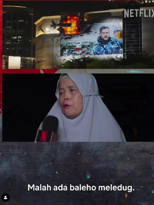 Iklan Netflix Extraction 2, Chris Hemsworth Interaksi dengan Emak-Emak Viral. (Instagram/ netflixid)