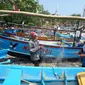 Nelayan Ranca Buaya, Garut lebih memilih menepi akibat cuaca ekstrem (Liputan6.com/Jayadi Supriadin)