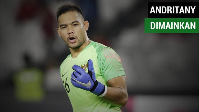 Bima Sakti akan menurunkan Andritany Ardhiyasa sebagai kiper utama saat Timnas Indonesia menghadapi Filipina.