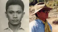 Herman Lantang Sahabat Soe Hok Gie Dikabarkan Meninggal Dunia. (Sumber: Instagram/hermanlantangcamp dan wikipedia)