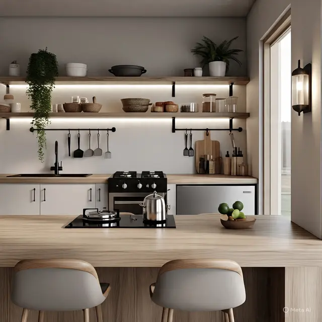 Dapur Konsep Biofilik