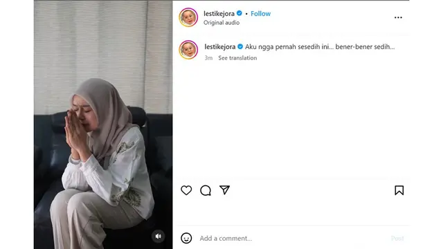 Capture IG Lesti Kejora.