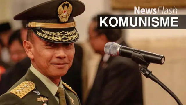 Kepala Staf Angkatan Darat Jenderal Mulyono punya cerita unik ketika marak larangan atribut komunis di Indonesia beberapa waktu lalu. 