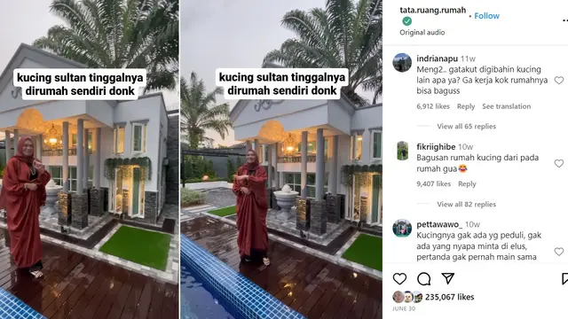 Rumah Kucing Dua Lantai Dan Ber-AC