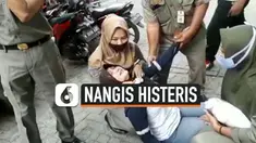 thumbnail nangis histeris terjaring satpol pp razia masker
