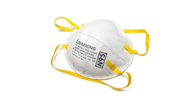 Masker untuk asap kebakaran hutan