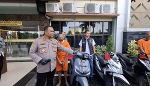 Motor Honda Stylo milik Alqa yang dicuri kini kembali mulus. (Liputan6.com/Ardi Munthe)