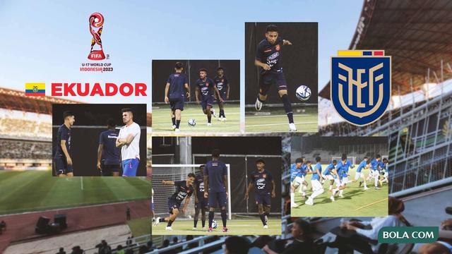 Kolase - Foto Timnas Ekuador Piala Dunia U-17 2023
