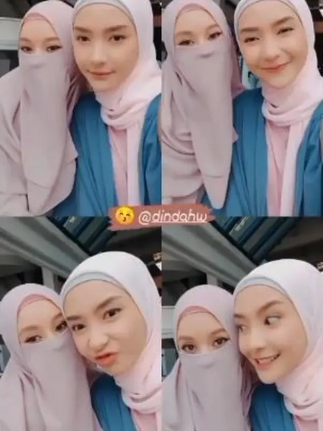 6 Potret Dinda Hauw saat Pakai Cadar, Tuai Pujian