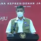 Ketua Satgas COVID-19 Doni Monardo tegaskan keputusan dilarang mudik ini narasinya adalah narasi tunggal saat konferensi pers di Istana Kepresidenan Jakarta, Senin (3/5/2021). (Biro Pers Sekretariat Presiden)