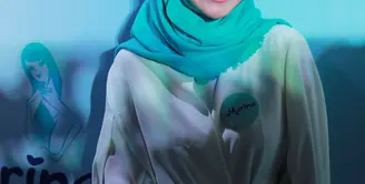 Shireen Sungkar yang kini mantap berhijab tampak sangat cantik dan menawan dalam balutan pakaian muslimah. (Galih W. Satria/Bintang.com)