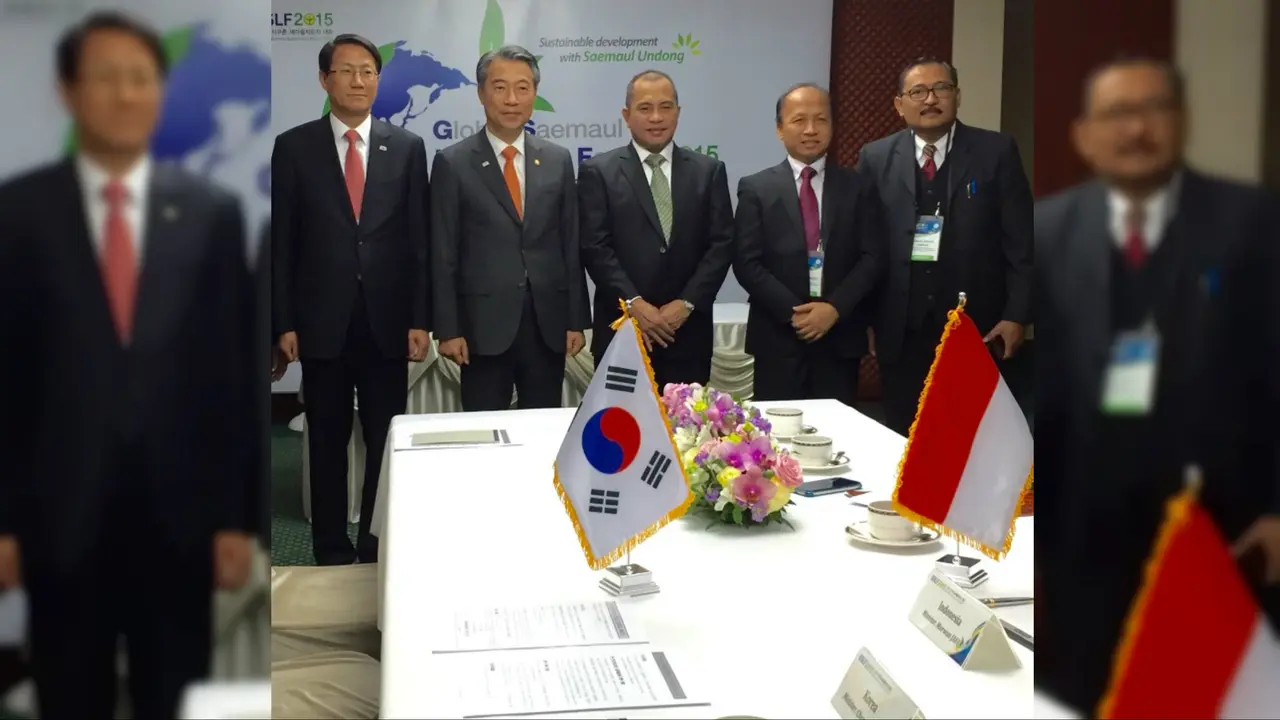 Menteri Marwan Berbagi Semangat Bangun Desa di Korea