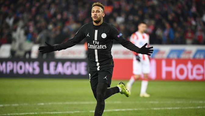 Bintang Paris Saint-Germain (PSG) Neymar. (AFP/Franck Fife)