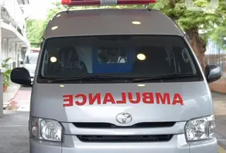 Ilustrasi mobil ambulans
