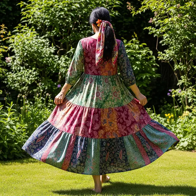 9 Model Batik Wanita Bohemian