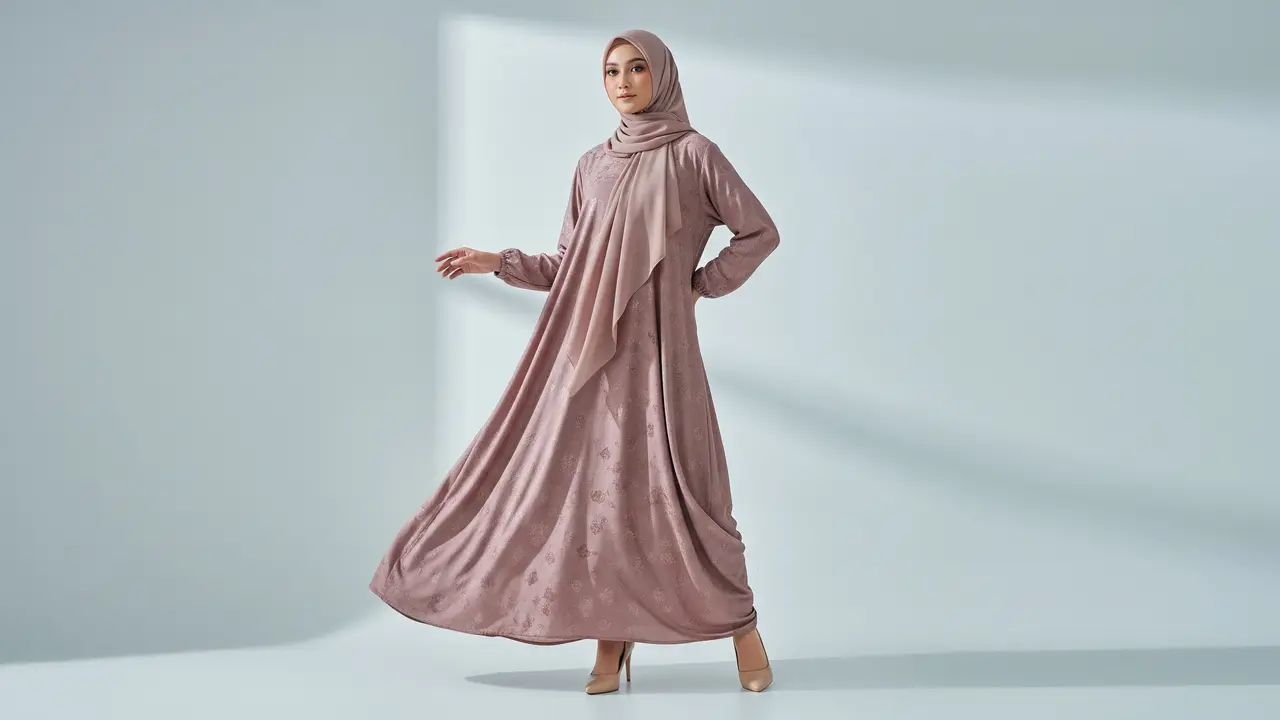 Model Gamis Longgar yang Tidak Panas