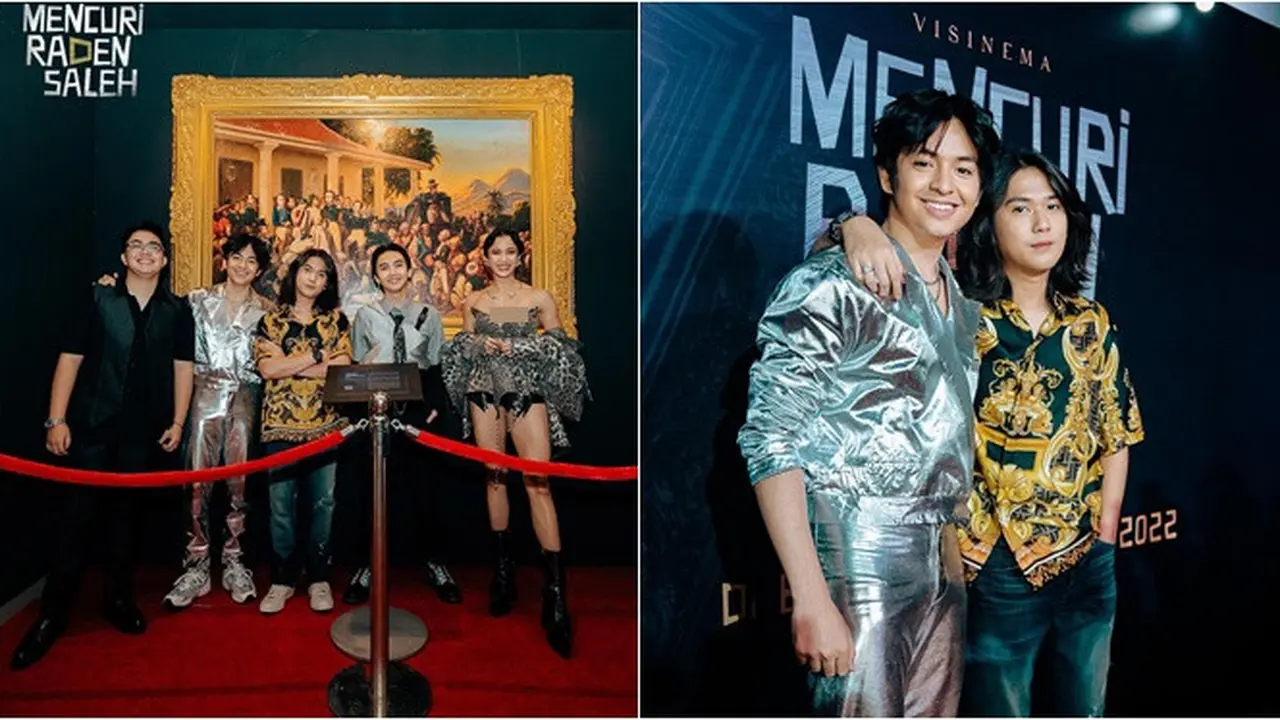 7 Potret Pemain Film Mencuri Raden Saleh di Red Carpet Premiere, Curi Perhatian